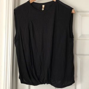 Anthropologie Black Sleeveless Top by Tiny